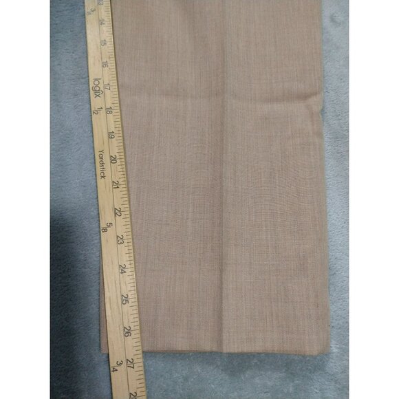 Vintage Pendleton Dress Pants Womens 10 Beige Virgin Wool Flat Front Trousers - Picture 5 of 8